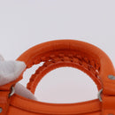 BALENCIAGA Neo Classic City Mini Bag Leather 2way Orange 638524 Auth 196699M-8