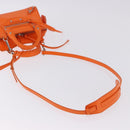 BALENCIAGA Neo Classic City Mini Bag Leather 2way Orange 638524 Auth 196699M-9