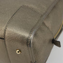 LOEWE Amazon 34 Hand Bag Leather Gold Auth 196701V-10