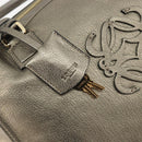 LOEWE Amazon 34 Hand Bag Leather Gold Auth 196701V-15