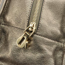 LOEWE Amazon 34 Hand Bag Leather Gold Auth 196701V-16