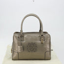 LOEWE Amazon 34 Hand Bag Leather Gold Auth 196701V-26