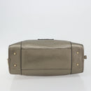 LOEWE Amazon 34 Hand Bag Leather Gold Auth 196701V-9
