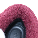 CHANEL High Cut Sneakers Suede Bordeaux CC Auth 196705M-19