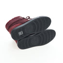CHANEL High Cut Sneakers Suede Bordeaux CC Auth 196705M-6