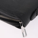 LOUIS VUITTON Taiga Zippy XL Long Wallet Black M44275 LV Auth 196706-14