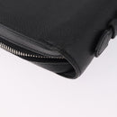 LOUIS VUITTON Taiga Zippy XL Long Wallet Black M44275 LV Auth 196706-16