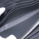 LOUIS VUITTON Taiga Zippy XL Long Wallet Black M44275 LV Auth 196706-20