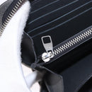 LOUIS VUITTON Taiga Zippy XL Long Wallet Black M44275 LV Auth 196706-22