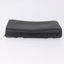 LOUIS VUITTON Taiga Zippy XL Long Wallet Black M44275 LV Auth 196706-6