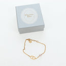 Christian Dior Bracelet Metal Gold Tone Auth 196710M-11