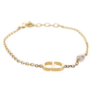 Christian Dior Bracelet Metal Gold Tone Auth 196710M-2