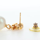 CHANEL COCO Mark Pierce Metal Gold Tone CC Auth 196711M-11