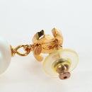 CHANEL COCO Mark Pierce Metal Gold Tone CC Auth 196711M-17