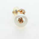 CHANEL COCO Mark Pierce Metal Gold Tone CC Auth 196711M-9