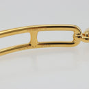 HERMES Roulis De Bourtour Bracelet Leather Blue Gold Auth 196712V-10