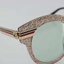 GUCCI Sunglasses Metal Pink Gold GG0282SA Auth 196713M-7