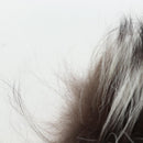 FENDI Monster Charm Fur Brown Silver Auth 196714M-16