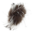 FENDI Monster Charm Fur Brown Silver Auth 196714M-8