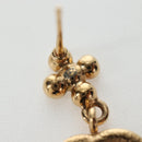 CHANEL COCO Mark Pierce Metal Gold Tone CC Auth 196718M-9
