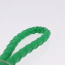 BOTTEGA VENETA INTRECCIATO Key Charm Leather Green Silver Auth 196719M-9