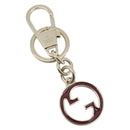 GUCCI Interlocking G Key Charm Metal Gold Tone Auth 196720M-1