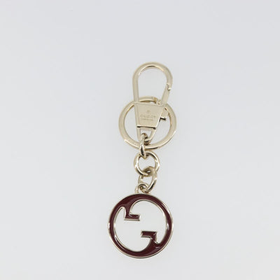 GUCCI Interlocking G Key Charm Metal Gold Tone Auth 196720M - 0