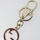 GUCCI Interlocking G Key Charm Metal Gold Tone Auth 196720M-4
