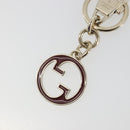 GUCCI Interlocking G Key Charm Metal Gold Tone Auth 196720M-5