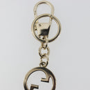GUCCI Interlocking G Key Charm Metal Gold Tone Auth 196720M-8