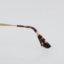 PRADA Sunglasses Metal Brown Champagne Gold Auth 196722M-9