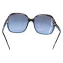 PRADA Sunglasses Plastic Blue Gold Auth 196723-2