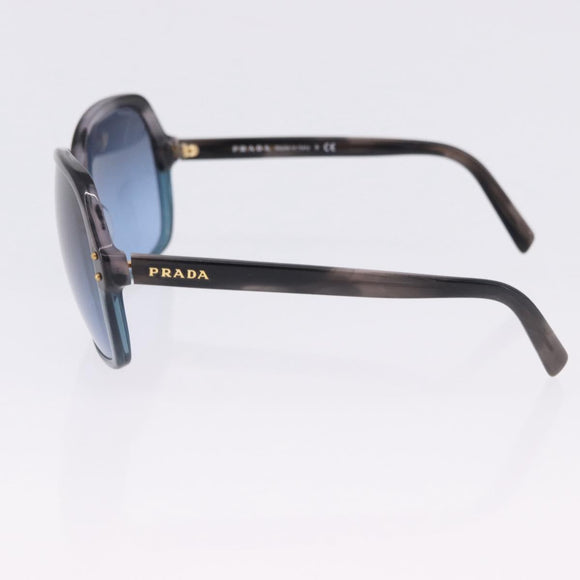 PRADA Sunglasses Plastic Blue Gold Auth 196723