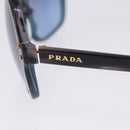PRADA Sunglasses Plastic Blue Gold Auth 196723-8