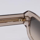 Christian Dior Sunglasses Plastic Brown Gold Auth 196724M-9