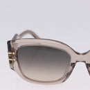 Christian Dior Sunglasses Plastic Brown Gold Auth 196724M-3