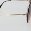 Miu Miu Sunglasses Metal Pink Gold Auth 196725M-7