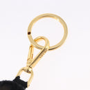PRADA Gorilla Charm Metal Black Gold Tone Auth 196727M-7