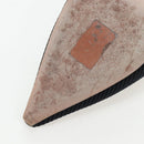Christian Dior Slingback Pumps Leather Black Auth 196738M-11