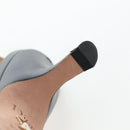 Christian Dior Slingback Pumps Leather Black Auth 196738M-24