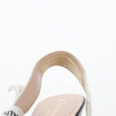 Christian Dior Slingback Pumps Leather Black Auth 196738M-25
