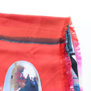 CHANEL COCO Mark Scarf Silk Purple CC Auth 196740V-13