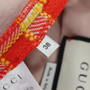 GUCCI Shorts Pants Wool 38 Orange Auth 196741M-11
