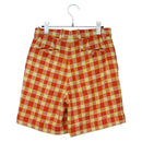 GUCCI Shorts Pants Wool 38 Orange Auth 196741M-2