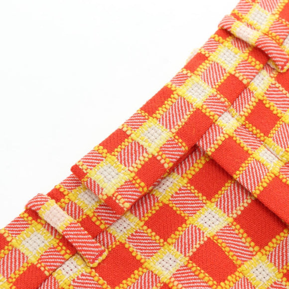 GUCCI Shorts Pants Wool 38 Orange Auth 196741M