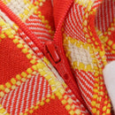 GUCCI Shorts Pants Wool 38 Orange Auth 196741M-5