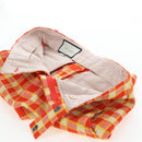 GUCCI Shorts Pants Wool 38 Orange Auth 196741M-8