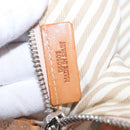 LOEWE Hand Bag Nylon Beige Silver Auth 196742A-18