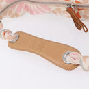 LOEWE Hand Bag Nylon Beige Silver Auth 196742A-7