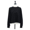 FENDI Trainer Cotton S Black FS7102 Auth 196743M-1